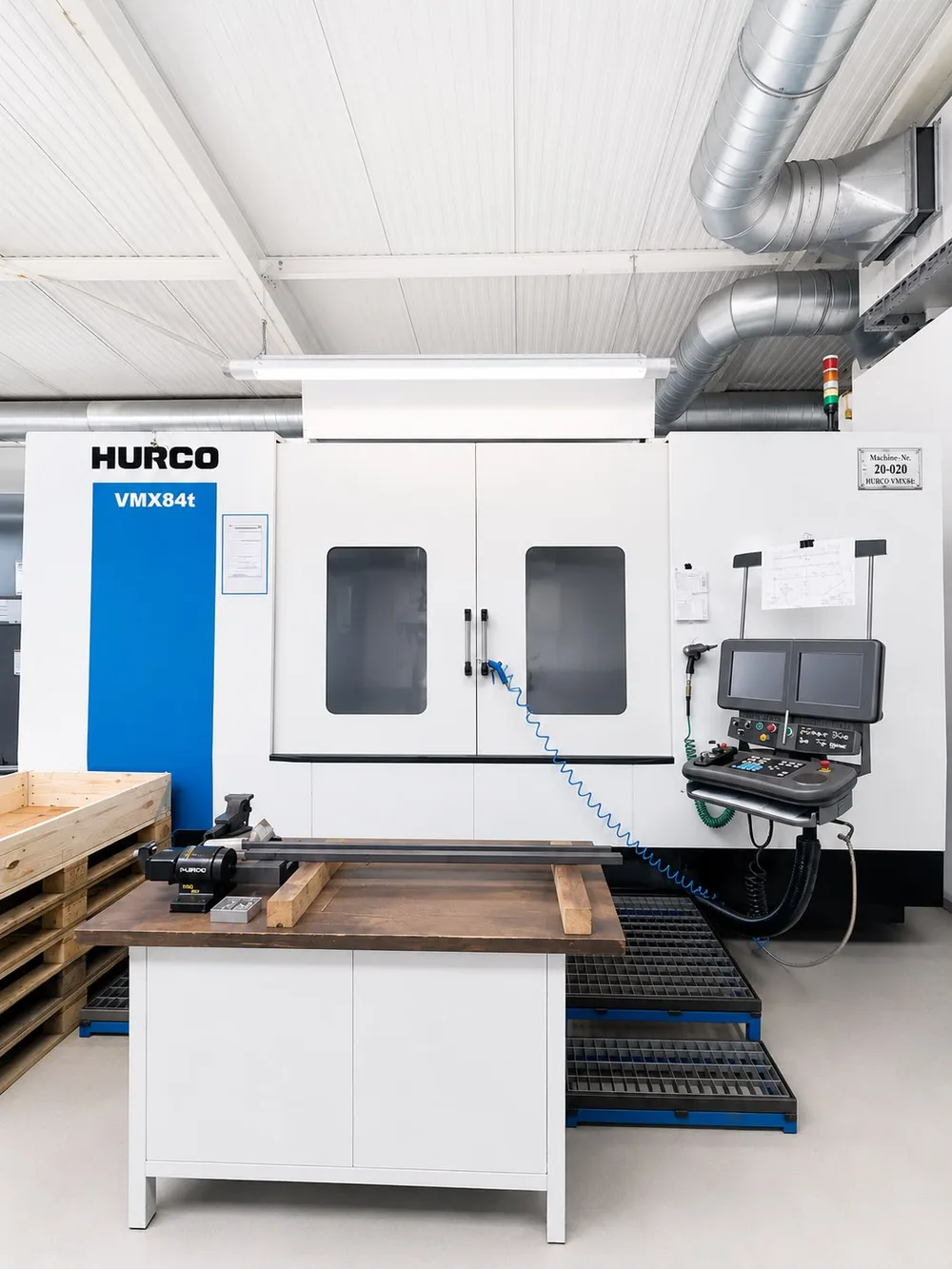 Hurco VMX 84t Bearbeitungszentrum in der Fräserei