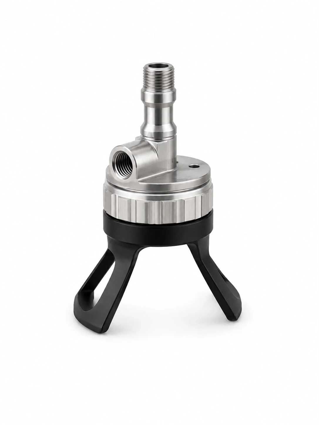 Connection head with clamping jaws, fully assembled