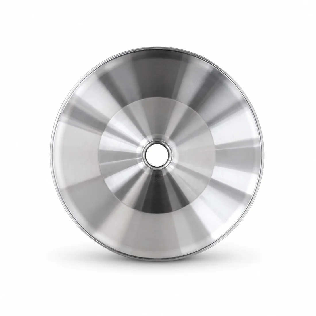 Large cone plate, face-turned with spiral finish